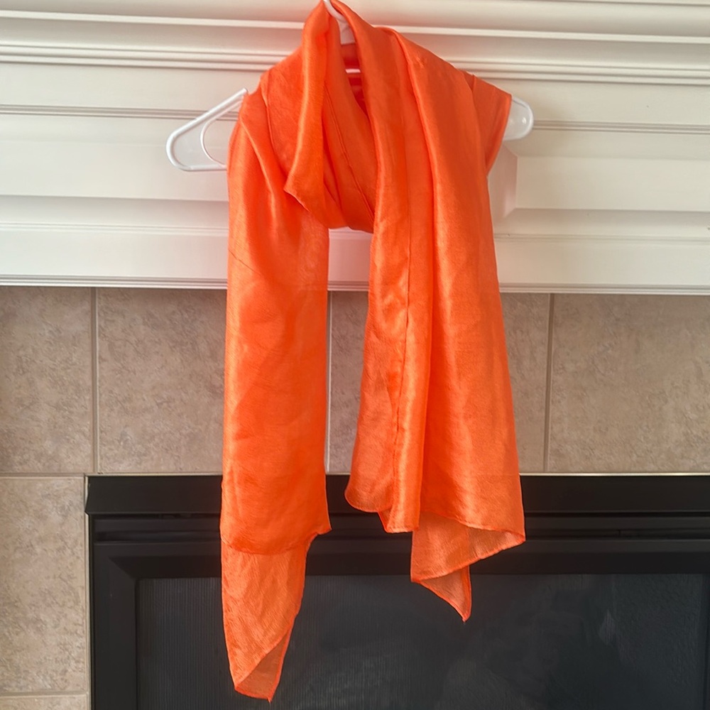 Orange scarf/wrap